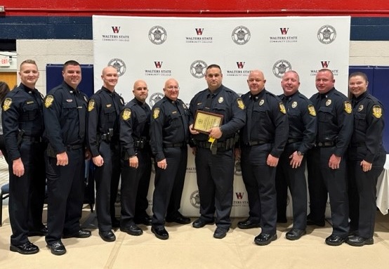 SPD Officers Graduate from Academy; Award Received for Courage and Determination